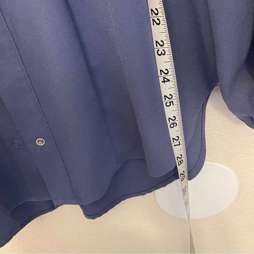 WEISSMAN Dance costume shirt leotard blue Mandarin overdress D11400 MA